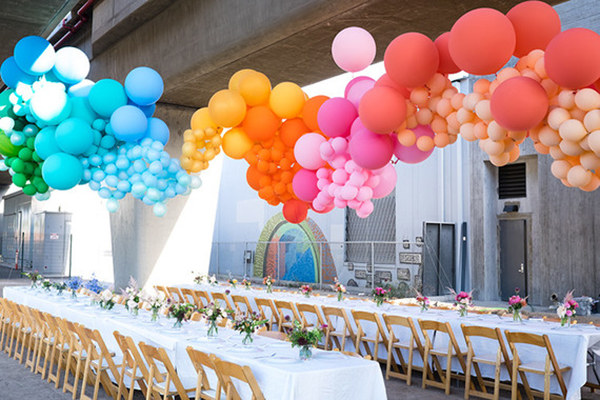 Epic Balloon Installations for Weddings and Celebrations // see them all on onefabday.com