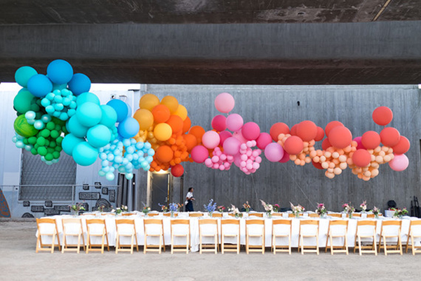 Epic Balloon Installations for Weddings and Celebrations // see them all on onefabday.com