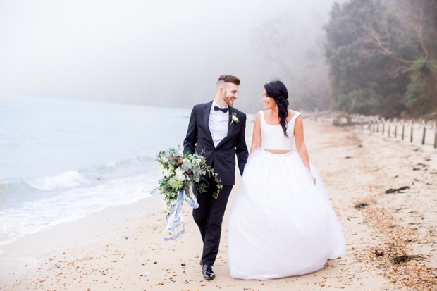 Beautiful, dreamy blue wedding inspiration by Phillippa Sian Photography | onefabday.com