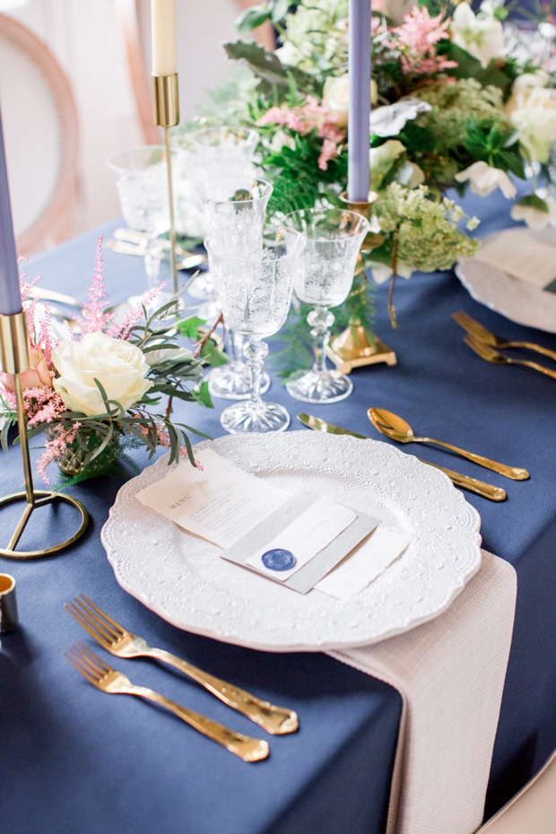 Beautiful, dreamy blue wedding inspiration by Phillippa Sian Photography | onefabday.com