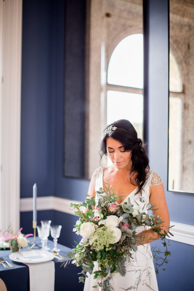 Beautiful, dreamy blue wedding inspiration by Phillippa Sian Photography | onefabday.com