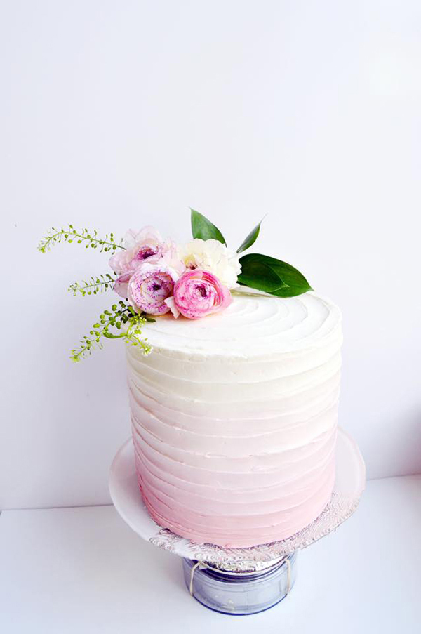 50 Pretty in Pink Wedding Cakes // see them all on onefabday.com