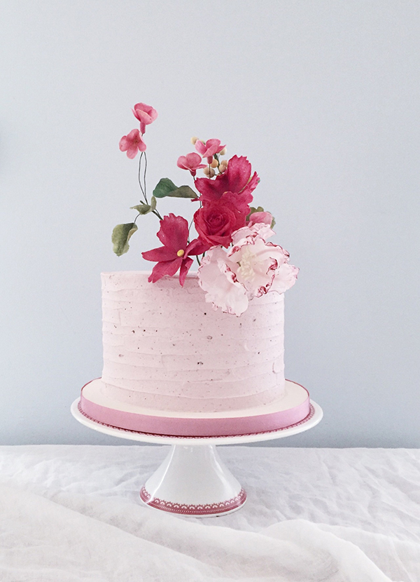 50 Pretty in Pink Wedding Cakes // see them all on onefabday.com