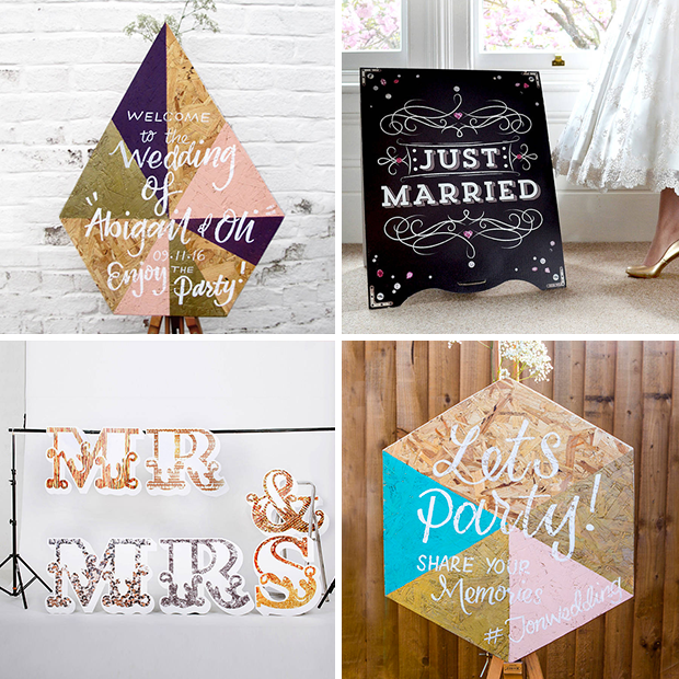 Where to Find Wedding Signage in the UK | onefabday.com