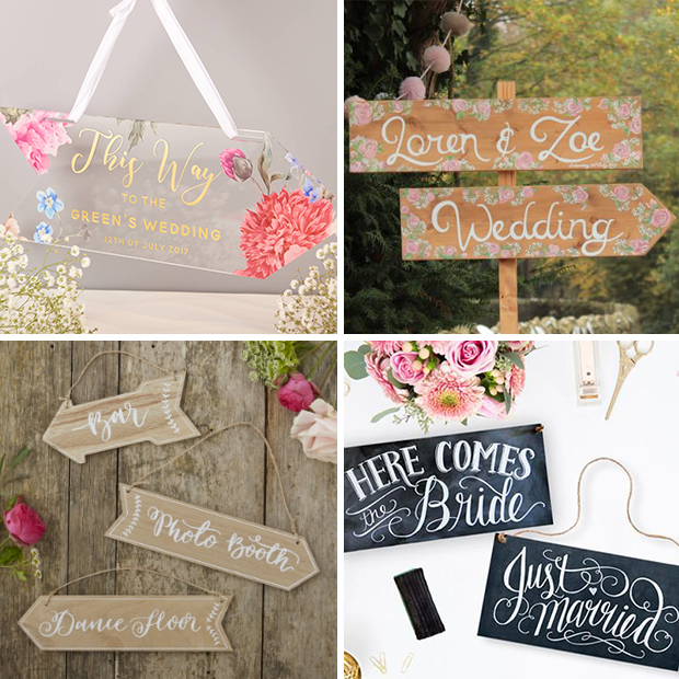 Where to Find Wedding Signage in the UK | onefabday.com