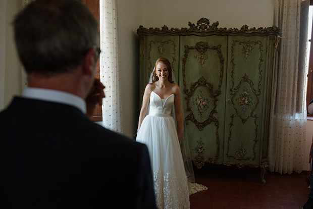 Italian destination wedding in Borgo di Tragliata