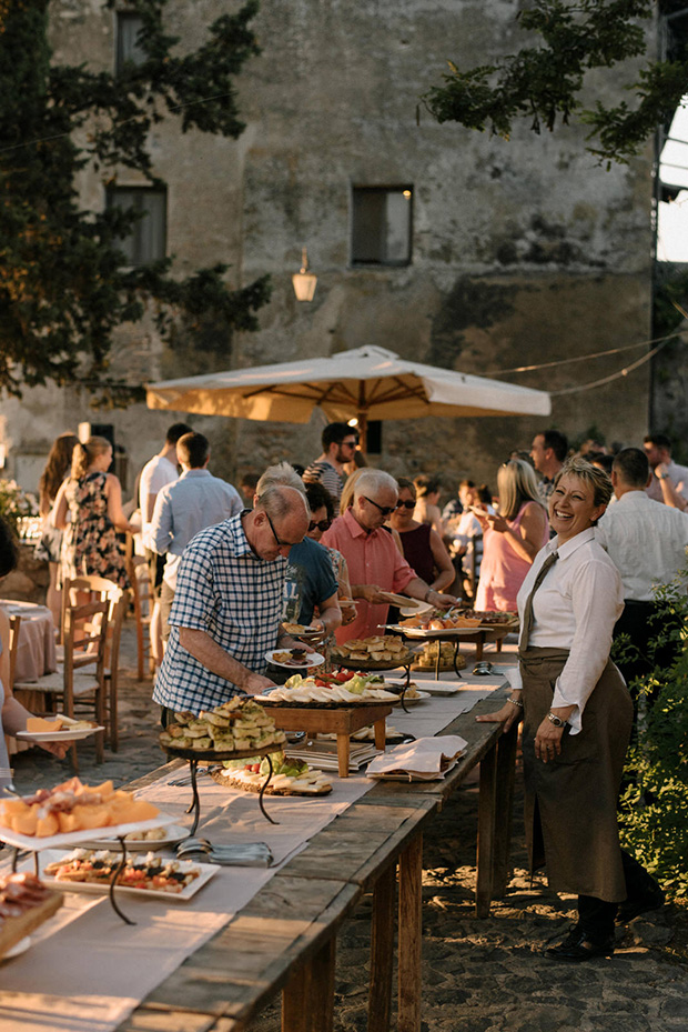 Italian destination wedding in Borgo di Tragliata by Chris Copeland Photography