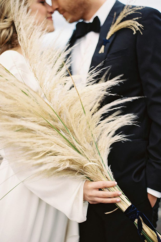 25 Ideas and Inspiration for using Pampas Grass for your wedding | see them all on onefabday.com