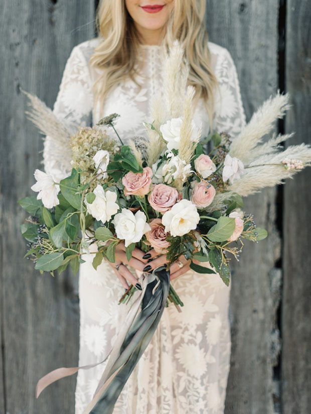 25 Ideas and Inspiration for using Pampas Grass for your wedding | see them all on onefabday.com