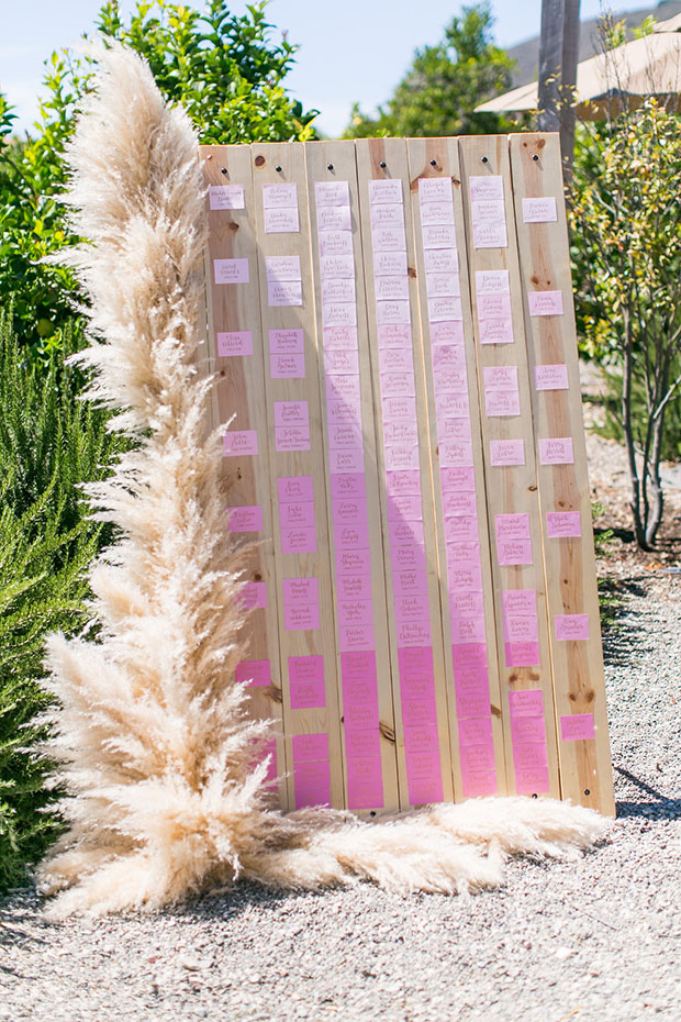 25 Ideas and Inspiration for using Pampas Grass for your wedding | see them all on onefabday.com