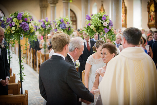 Floral-filled Castle Leslie wedding by Dylan McBurney | onefabday.com