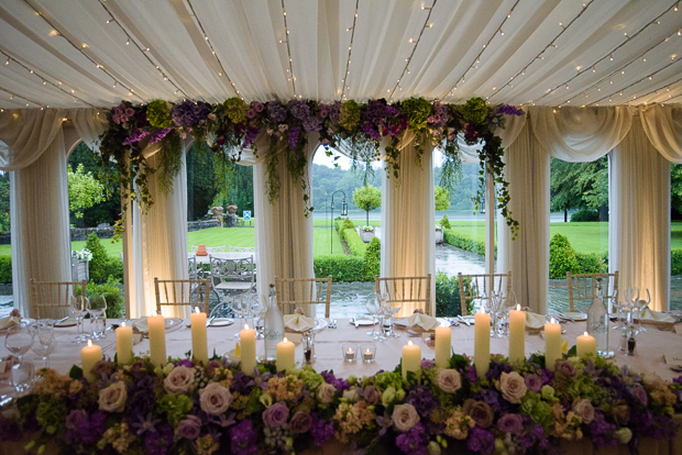 Floral-filled Castle Leslie wedding by Dylan McBurney | onefabday.com