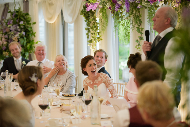 Floral-filled Castle Leslie wedding by Dylan McBurney | onefabday.com