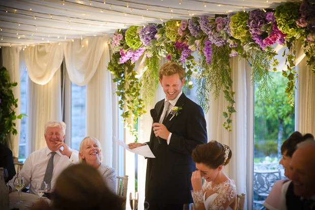 Floral-filled Castle Leslie wedding by Dylan McBurney | onefabday.com