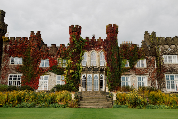 Stunning 'Vogue style" Autumn wedding at Luttrellstown Castle, Ireland | onefabday.com