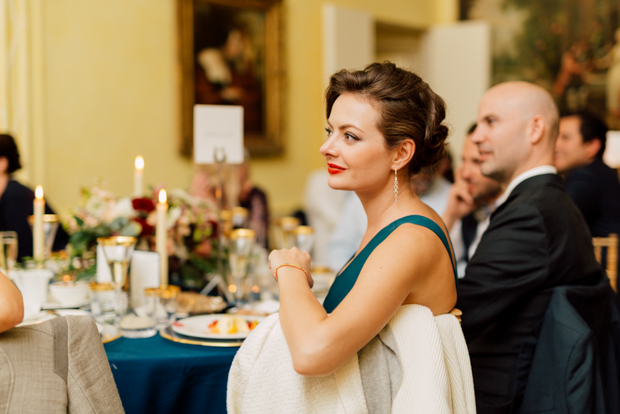 Stunning 'Vogue style" Autumn wedding at Luttrellstown Castle, Ireland | onefabday.com