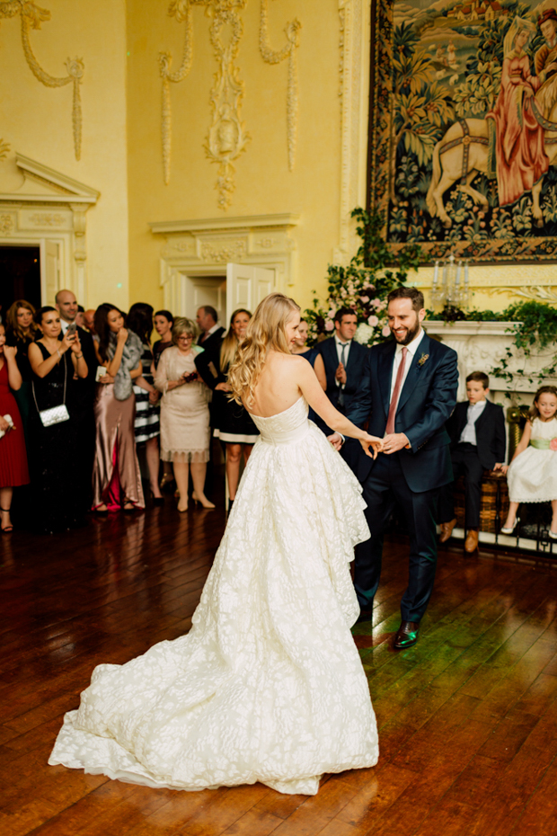 Stunning 'Vogue style" Autumn wedding at Luttrellstown Castle, Ireland | onefabday.com