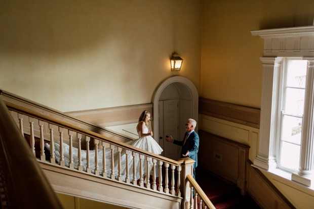 Stunning 'Vogue style" Autumn wedding at Luttrellstown Castle, Ireland | onefabday.com