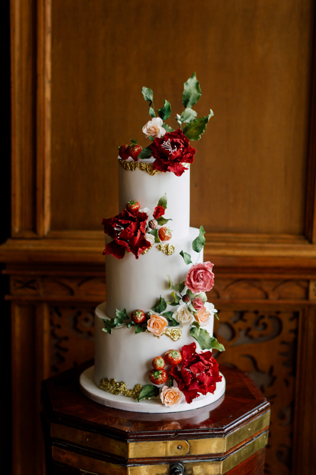 Stunning 'Vogue style" Autumn wedding at Luttrellstown Castle, Ireland | onefabday.com