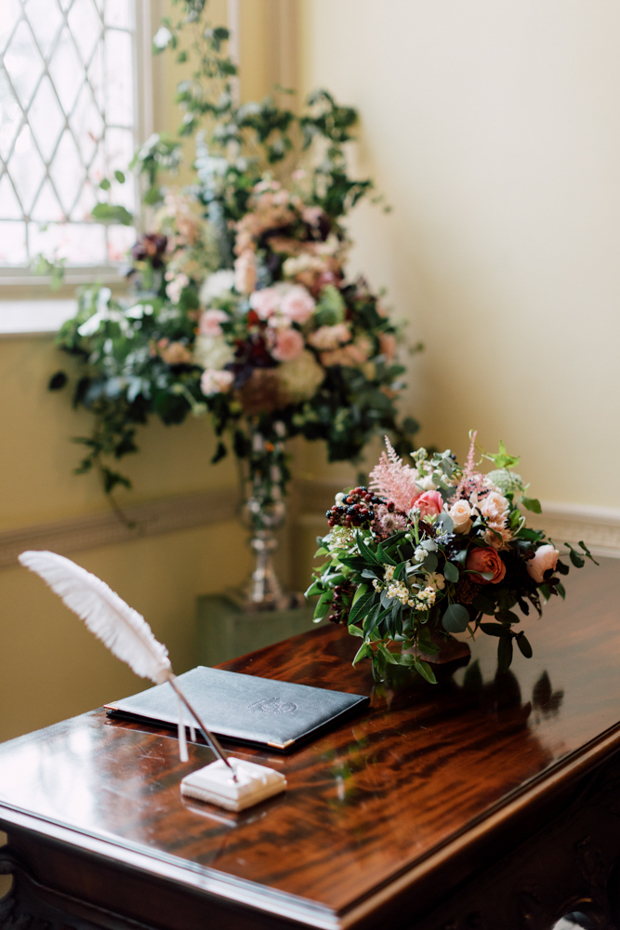 Stunning 'Vogue style" Autumn wedding at Luttrellstown Castle, Ireland | onefabday.com