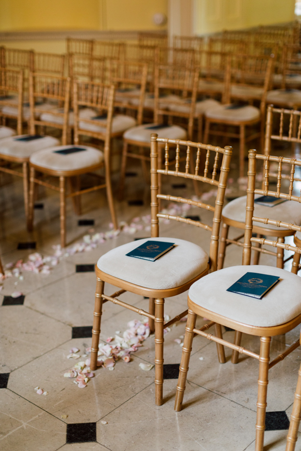 Stunning 'Vogue style" Autumn wedding at Luttrellstown Castle, Ireland | onefabday.com