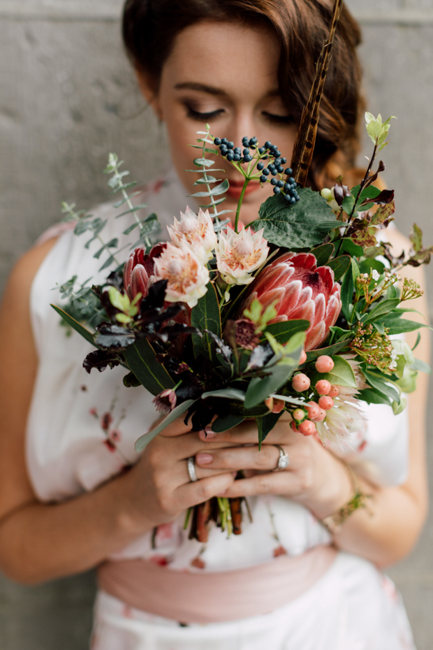 Stunning 'Vogue style" Autumn wedding at Luttrellstown Castle, Ireland | onefabday.com