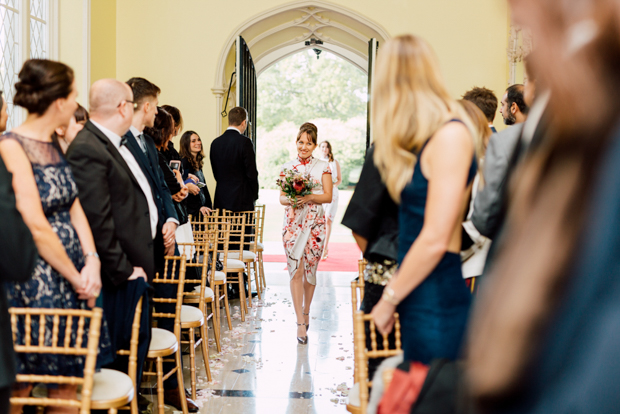 Stunning 'Vogue style" Autumn wedding at Luttrellstown Castle, Ireland | onefabday.com