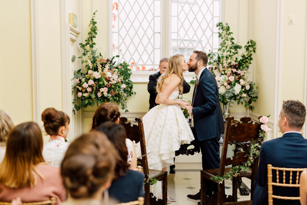 Stunning 'Vogue style" Autumn wedding at Luttrellstown Castle, Ireland | onefabday.com