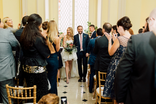 Stunning 'Vogue style" Autumn wedding at Luttrellstown Castle, Ireland | onefabday.com