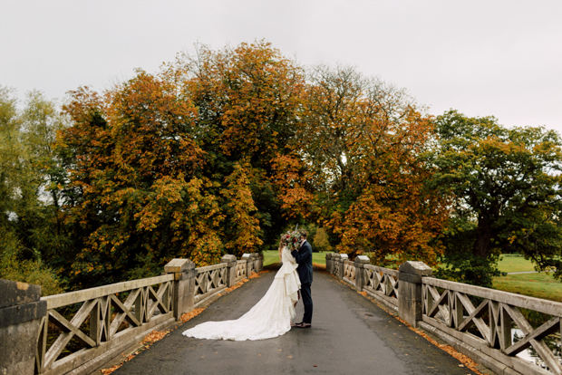 Stunning 'Vogue style" Autumn wedding at Luttrellstown Castle, Ireland | onefabday.com