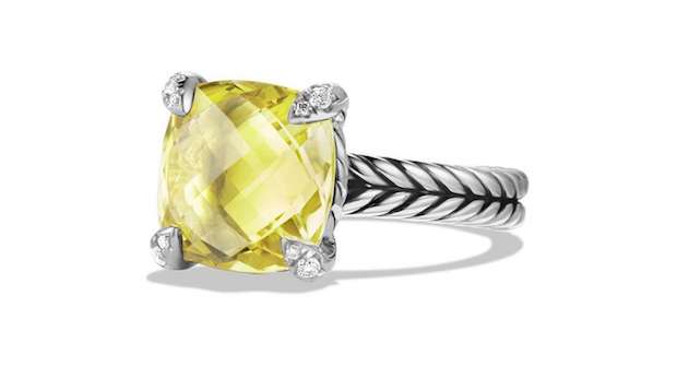 Citrine Engagement Ring