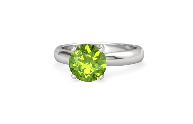 Peridot Engagemen Ring