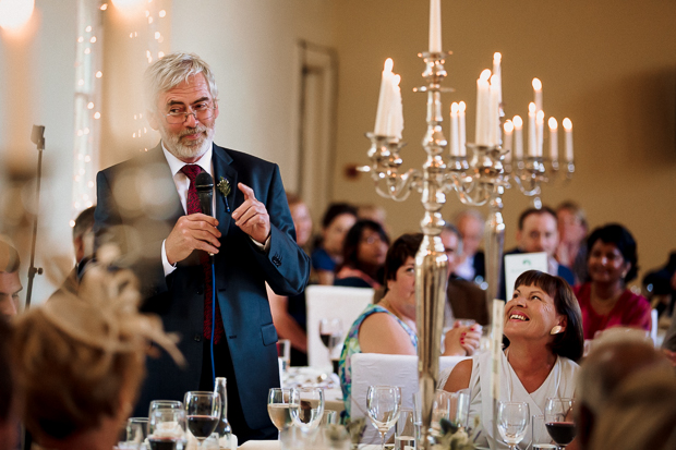 Kilshane House Wedding by SOSAC Photography red wedding dress