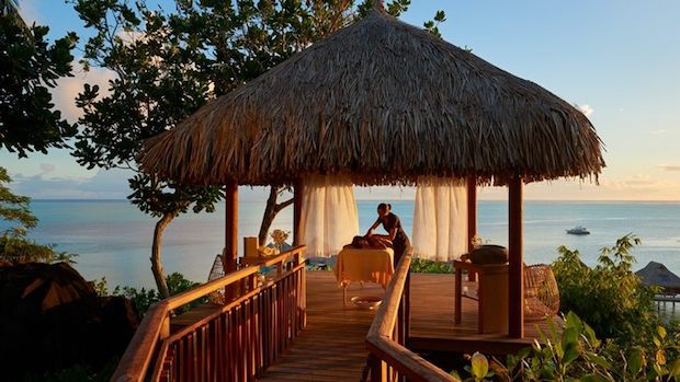 Outdoor Massage in Bora Bora