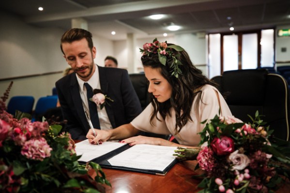 Peruke and Periwig Dublin city wedding by Elaine Barker Photography