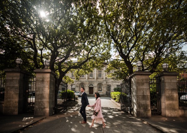 Peruke and Periwig Dublin city wedding by Elaine Barker Photography