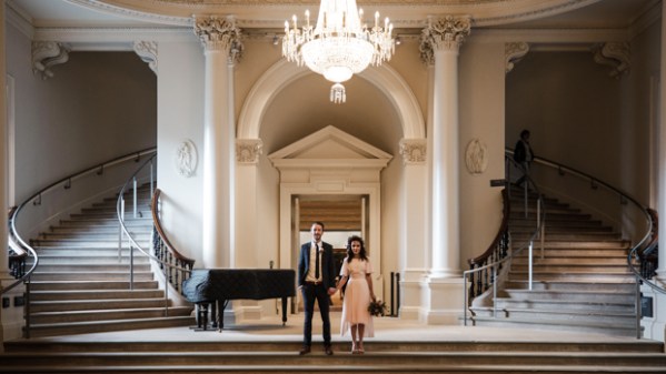 Peruke and Periwig Dublin city wedding by Elaine Barker Photography