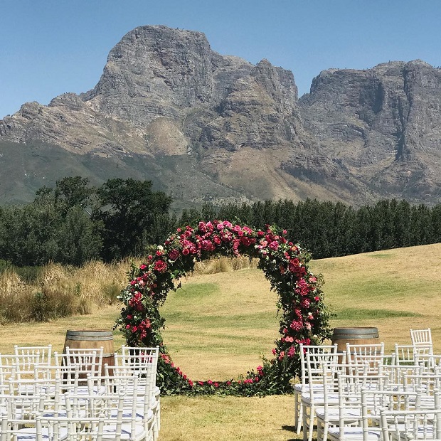 Epic Floral Arches outdoors