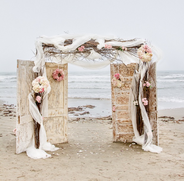 Epic Floral arches beach