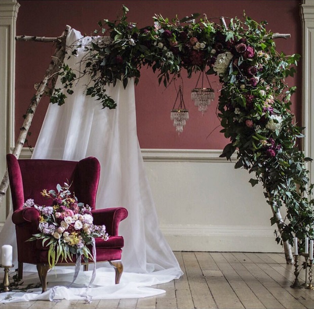 Epic floral arches indoor