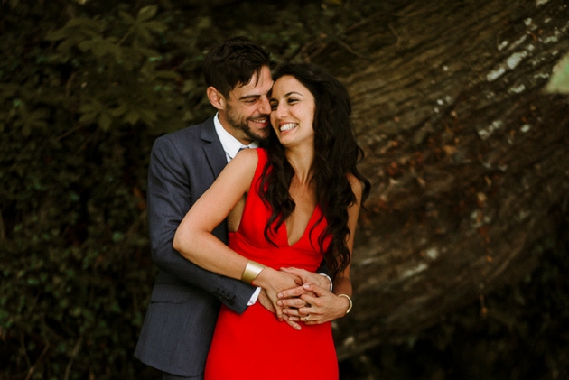 ilshane House wedding by SOSAC Photography red wedding dress