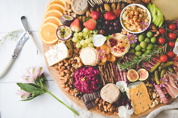 The latest wedding foodie trend: Wedding Grazing Tables