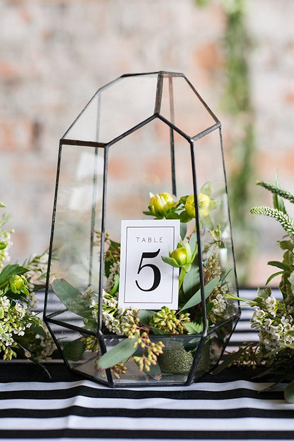 Terrarium wedding ideas | onefabday.com