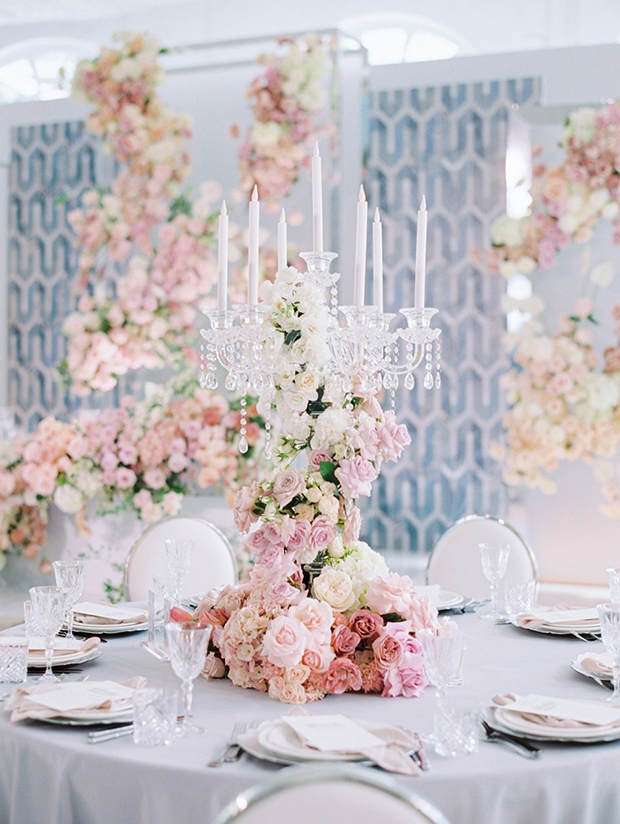 Glam wedding tablescapes | onefabday.com