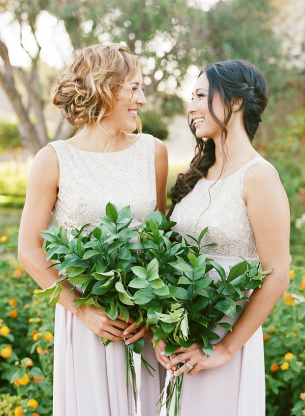 Bridal Bouquet Alternatives | Gorgeous Greenery Bridal Bouquets | onefabday.com