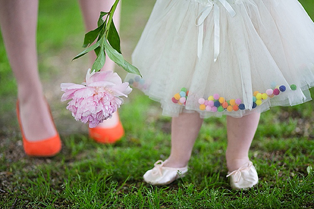 the cutest wedding decor EVER! Pom pom wedding inspiration | onefabday.com