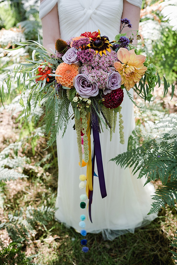 the cutest wedding decor EVER! Pom pom wedding inspiration | onefabday.com