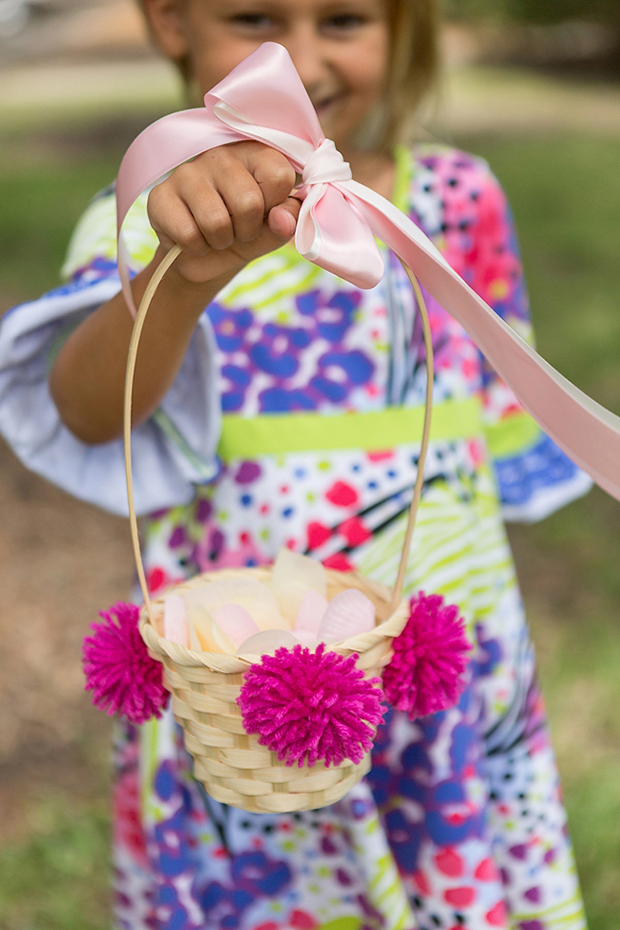 the cutest wedding decor EVER! Pom pom wedding inspiration | onefabday.com