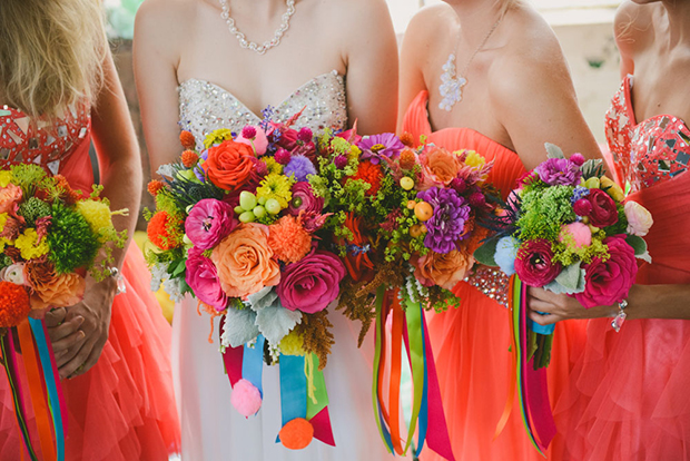 the cutest wedding decor EVER! Pom pom wedding inspiration | onefabday.com