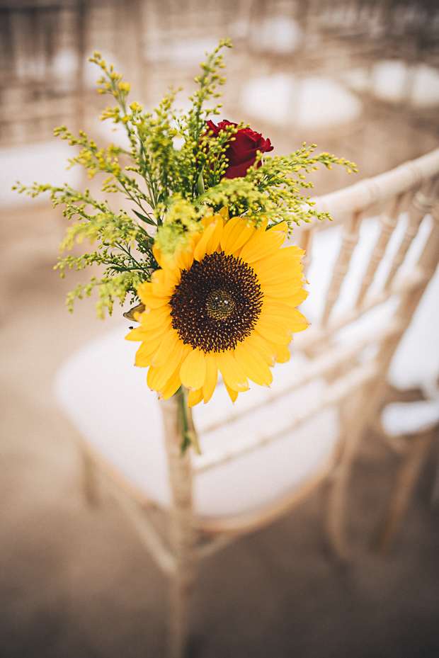 sunflower wedding flowers